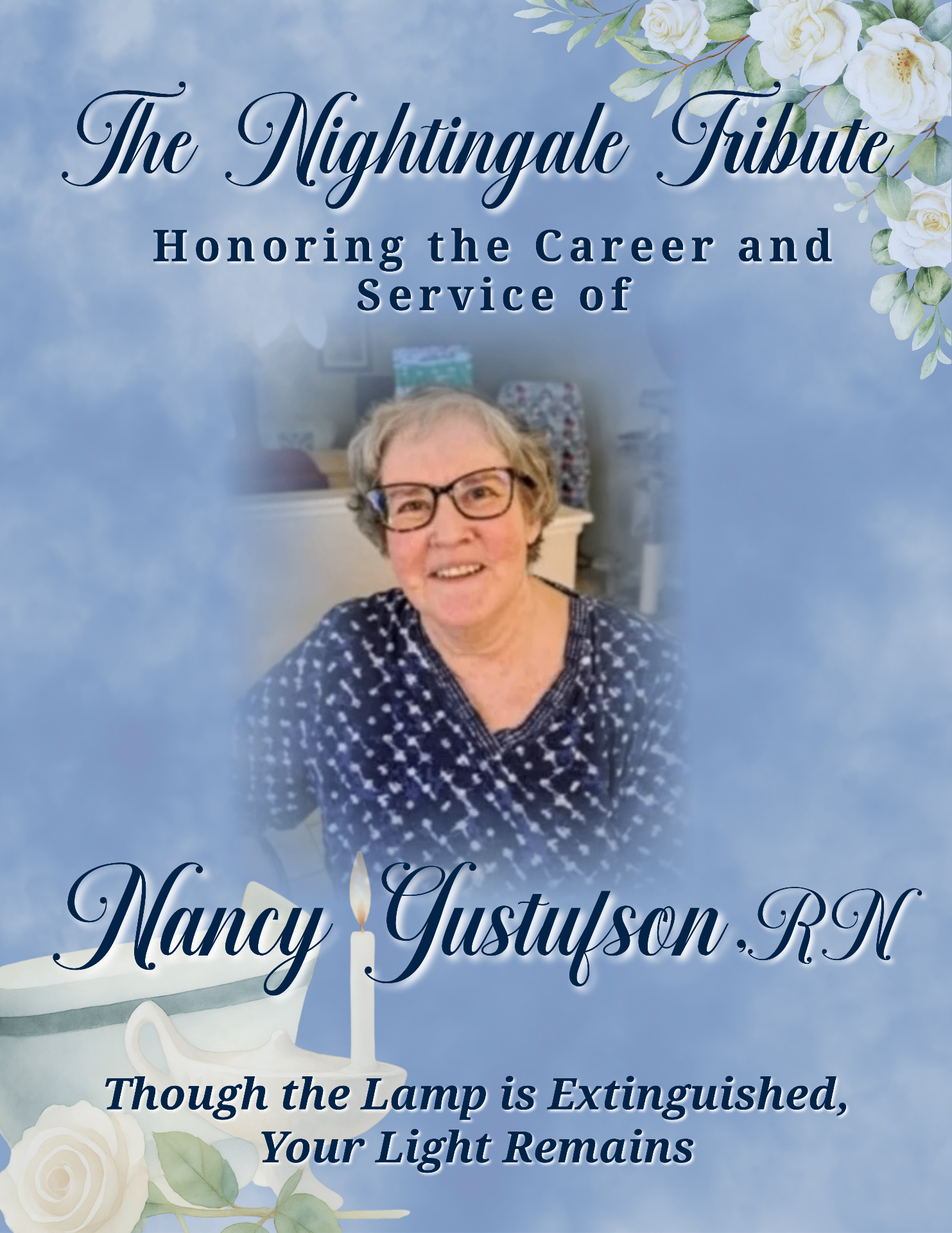Portrait of Nancy Gustufson, RN